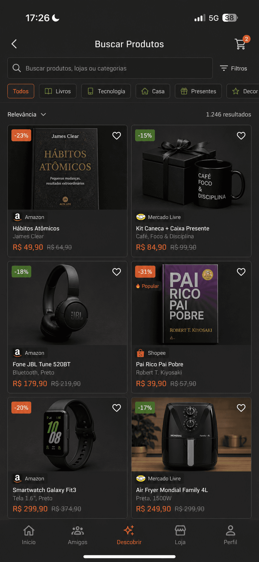 Búsqueda de regalos